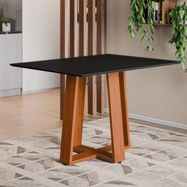 Imagem de Mesa de Jantar com Vidro 4 Lugares Multimóveis CR50241