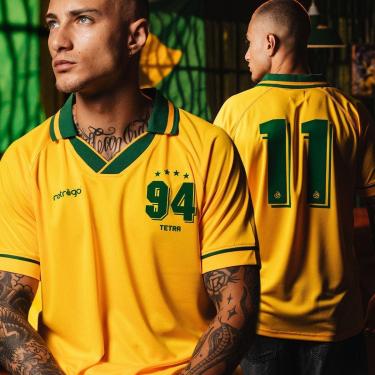 Imagem de Camisa Brasil 1994 Retrô Masculina-Masculino