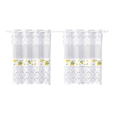 Imagem de Cortina Pia Bando Vitro Formosa Renda Cozinha 1,60x0,80x0,20