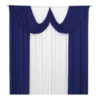 Imagem de Cortina Paris Pra Janela Sala E Quarto Com Bando 3,00 X 2,80 - osmari 