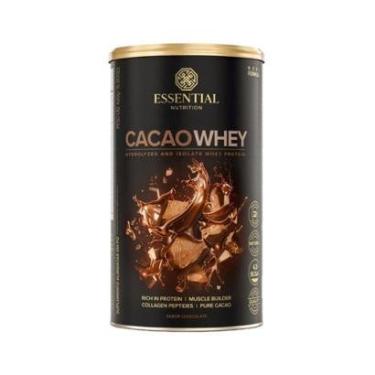 Imagem de Cacao Whey Hidrolisado Isolado 420g Essential Nutrition-Unissex