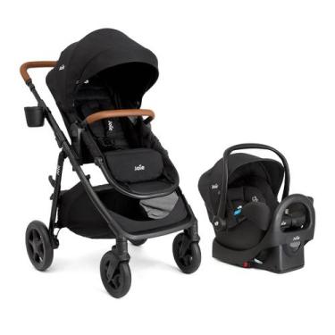 Imagem de Carrinho Travel System Ginger 4 em 1 Shale Preto  Joie