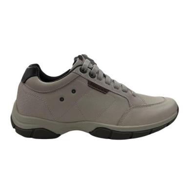 Imagem de Sapatenis Masculino NEW SOFT - Ferricelli, Preto, Chumbo, 42