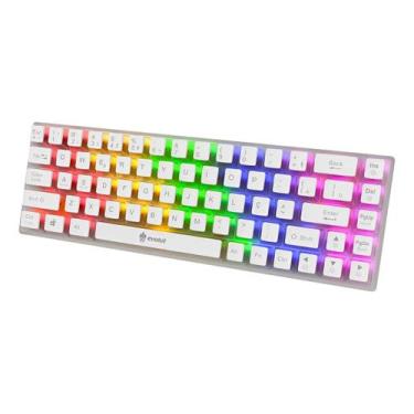Imagem de Teclado Gamer Mecanico Transparente Evolut Eg217 Lumini 60