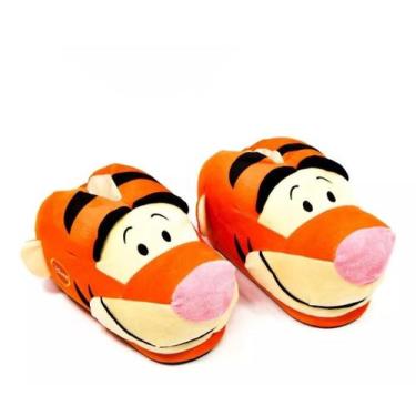 Imagem de Pantufas De Personagens Animados 3D - Zonacriativa, TIGRÃO, 36/38