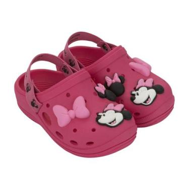 Imagem de Sandália Bebê Babuche Persnagem Disney Menina Grendene Kids Rosa / Ros
