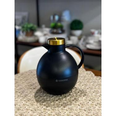 Imagem de Garrafa termica italy preta 01 litro - Thermopro