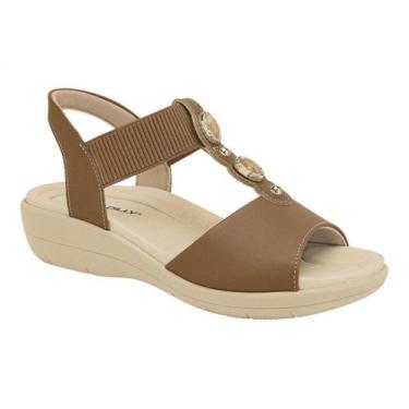 Imagem de Sandália Piccadilly 239033 Feminino, Bege, 37
