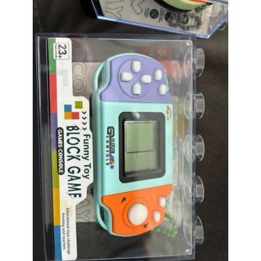 Imagem de Chaveiro Mini Game Tetris Controle Nintendo - JJT, Azul
