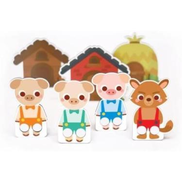 Imagem de Dedoches os tres porquinhos - BABEBI