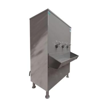 Imagem de Bebedouro Industrial Inox 100 Litros BIXBP100 Nardin, 220V