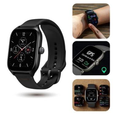 Imagem de Smartwatch Amazfit Gts 4 1.75 Caixa Infinite Black, Preto
