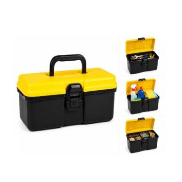 Imagem de Maleta ferramentas pequena organizador caixa plastica porta treco mini
