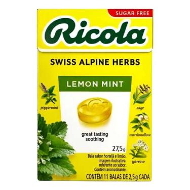 Imagem de Bala Ricola Lemon Mint 18 drops -, Original