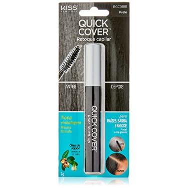 Imagem de Máscara Retoque Capilar Brush-In Gray Hair, Kiss New York, Preto