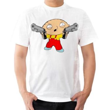 Imagem de Camiseta Camisa Stewie Griffin Bebê Uma Familia Da Pesada - Estilo Kra