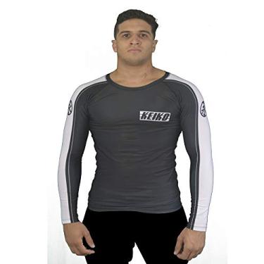 Imagem de Rashguard Keiko Move Manga Longa (P, Branco)