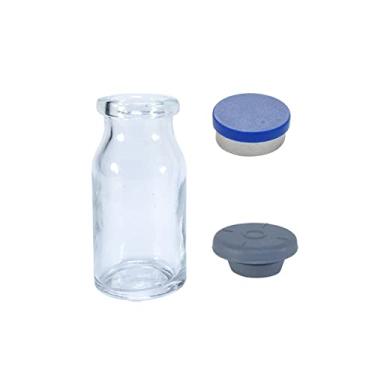 Imagem de Frasco Penicilina 8ml C/borracha E Selo Flip Off (20 Unid) (Azul Escuro)