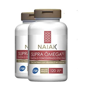 Imagem de Kit 2 Supra Ômega 3TG Naiak 120 cápulas