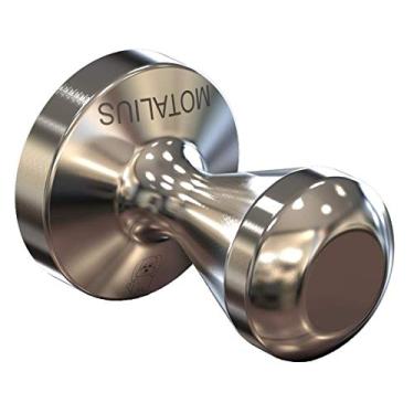Imagem de Motalius 58 mm Espresso Tamper - Design sólido unibody - 100% aço inoxidável - Base plana de 58 mm - Tamper de café moído