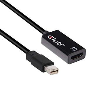 Imagem de Club 3D CAC-1180 Mini DisplayPort 1.4 para HDMI 2.0B HDR adaptador suporta 4096 x 2160 @ 60 Hz High Dynamic Range, preto