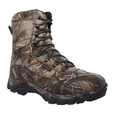 Imagem de Ad Tec Botas de caça masculinas de 25,4 cm à prova d'água, camuflagem, camuflagem – Sola de borracha agressiva com haste de aço, Camuflagem, 45