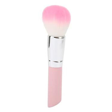 Imagem de Pincel para pó solto, pincel de blush ofessional portátil para maquiagem pincel de pó grande, pincel de blush, ferramenta cosmética para maquiadores, pincéis de unhas, ferramentas para as mãos e unhas (rosa)