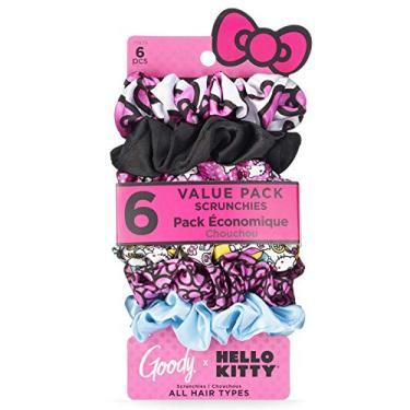 Imagem de Goody x Prendedor de cabelo Hello Kitty Ouchless – 6 unidades, sortido – Ajuda a manter os cabelos no lugar – Acessórios de cabelo para estilizar com facilidade e manter o seu cabelo seguro – Para todos os tipos de cabelo – sem dor