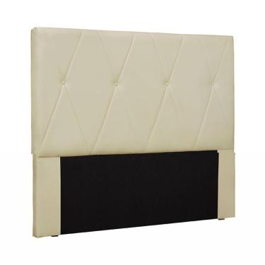 Imagem de Cabeceira King Size 1,95m Yves Veludo Bege Gran Belo