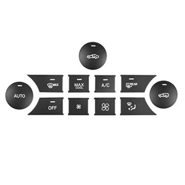 Imagem de Jaronx Compatível com botões de ar condicionado Mercedes Benz Clima, ventoinha do aquecedor de ar condicionado, capas de botão de controle climático para C-Class W204, CLS C218, GLK X204, G-Class, GL