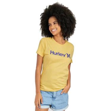 Imagem de Camiseta Feminina Hurley One E Only Amarelo