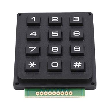 Imagem de Teclado de 12 botões, módulo de teclado externo portátil multifuncional durável de fácil conexão, microcontrolador de chip único para MCU
