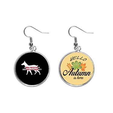 Imagem de Animal Protect Is Everyones Responsibility Brinco de folha de outono