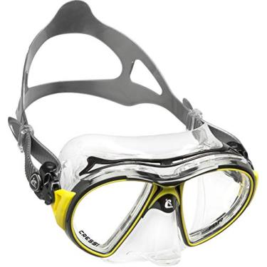 Imagem de Cressi Máscara de mergulho de pequeno volume interno para adultos feita em silicone cristal revolucionário | Cristal de evolução dos olhos