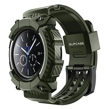 Imagem de SUPCASE Capa protetora robusta Unicorn Beetle Pro com pulseiras para Galaxy Watch 3 de 45 mm versão 2020, verde