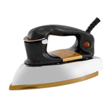 Imagem de Ferro De Passar Cerâmica Pfe01P Preto/Branco/Dourado 127V