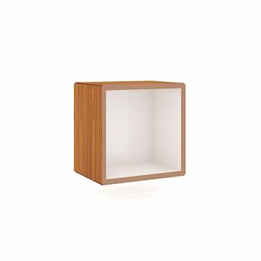 Imagem de Nicho Quadrado de 33cm Dalla Costa - Freijó/Off White