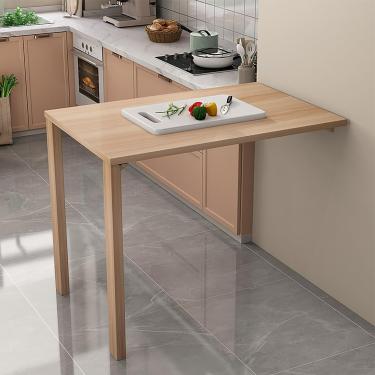Imagem de Montado na parede invisível, bancada de trabalho de escritório doméstico dobrável montada na parede, mesa dobrável multifuncional, mesa de jantar dobrável, mesa de bar, escrivaninha de pared