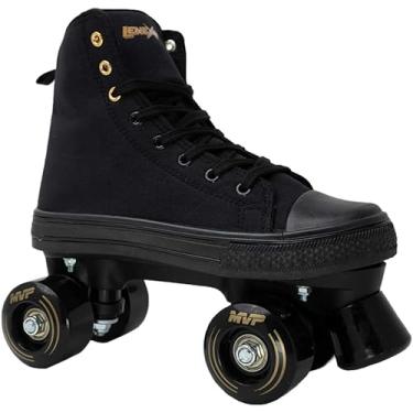 Imagem de LENEXA MVP 2.0 Patins para crianças e adultos | Tênis de skate masculino e feminino | Tênis de cano alto para atividades ao ar livre | Suporte completo com cadarço no tornozelo | Preto (40 / masculino