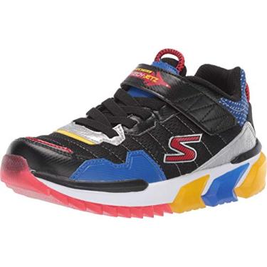 Imagem de Skechers Tênis masculino Skech-jetz, Preto/Multi, 12 Little Kid