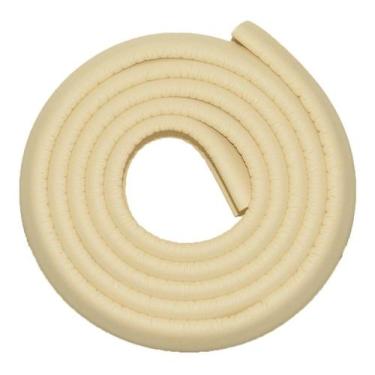 Imagem de 4m Protetor Quina Cantoneira Segurança Fita Bebê Criança - Creme - I L