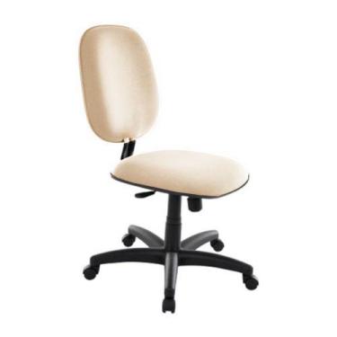 Imagem de Cadeira Diretor Giratória para Escritório Linha Uno Bege - Design Offi