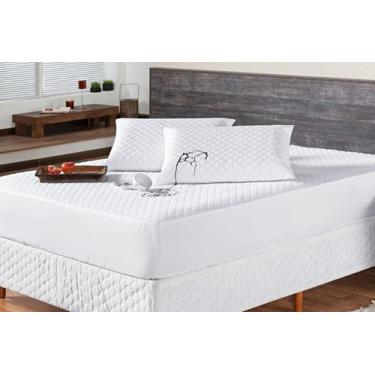 Imagem de Protetor Colchão Impermeável Tamanho Queen Branco Matelado - Casa Impé