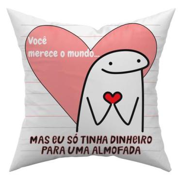 Imagem de Capa de Almofada Avulsa Flork Meme Humor c/ Frases 45cm x 45cm - DOURA