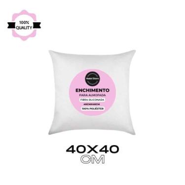 Imagem de Enchimento Refil 40x40 Almofada Fibra Siliconada 250g Macio - hodel st