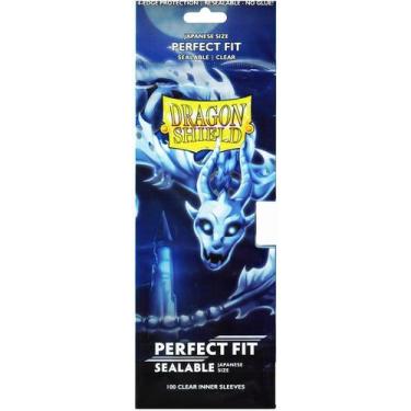 Imagem de Sleeves Perfect Size Fit Small 100 Protetores Selavel Dragon Shield Yu