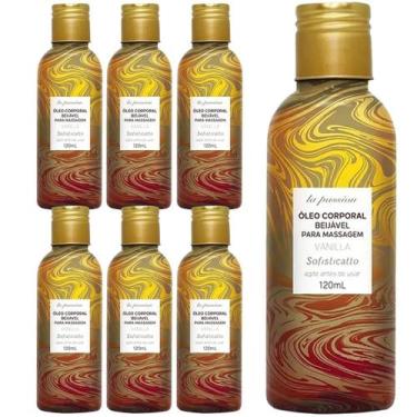 Imagem de Kit 7 Óleo de Massagem Corporal Relaxante Beijavel Vanilla - Sofistica