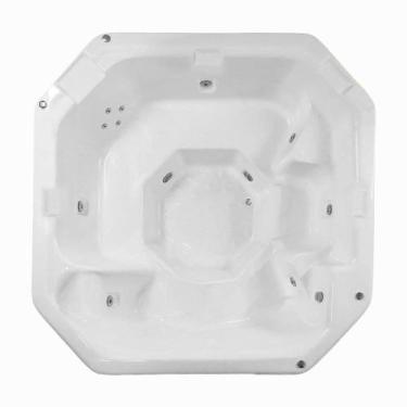 Imagem de Spa Quadrado Montreal com hidro em acrílico - Só Banheiras, 2,03X2,03X