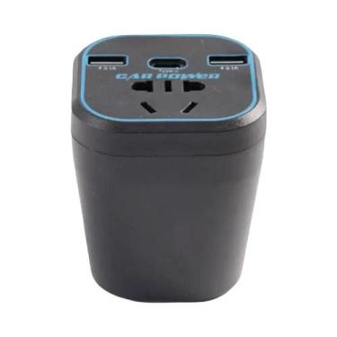 Imagem de Inversor de Potência Veicular Tipo C 12V/24V para 220V - Carregador Rá