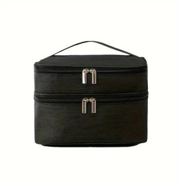 Imagem de Necessaire Viagem Bolsa Dupla Preta - shop mix